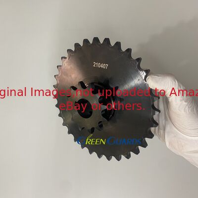قطعات تجهیزات چمن‌زنی چرخ‌دنده دوبل 32 دندانه و 12 دندانه G210407 مناسب برای پخش‌کننده‌های Millcreek 3100/3200 Turf Tiger