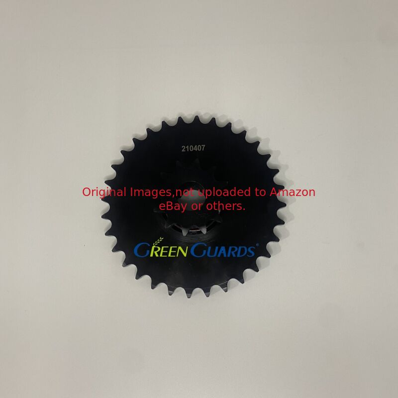 قطعات تجهیزات چمن‌زنی چرخ‌دنده دوبل 32 دندانه و 12 دندانه G210407 مناسب برای پخش‌کننده‌های Millcreek 3100/3200 Turf Tiger